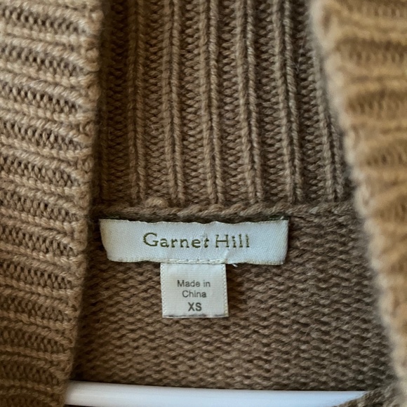 Garnet Hill Cashmere Turtleneck Sweater XS - Picture 3 of 4